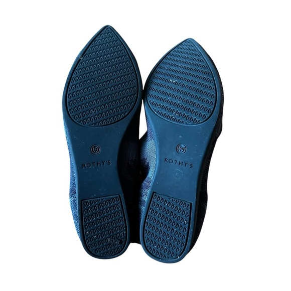 Rothy's Blue Patterned Flats - Picture 5 of 9